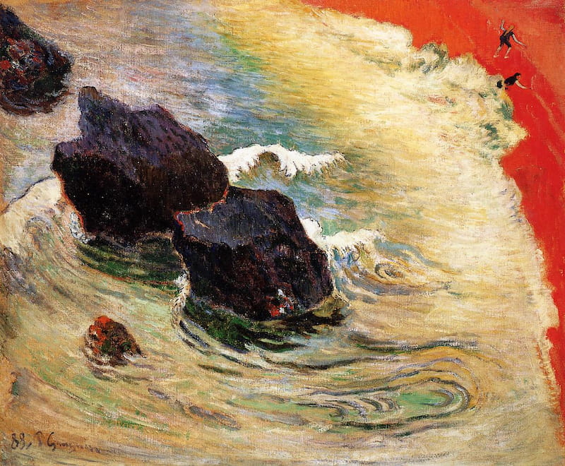 Gauguin's La Vague (1888)