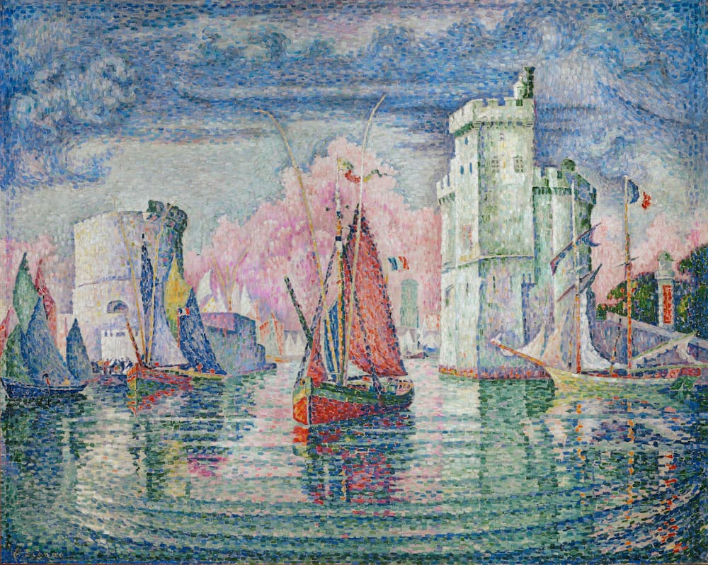 Paul Signac, 1921, Entrée du port de la Rochelle, Musée d'Orsay