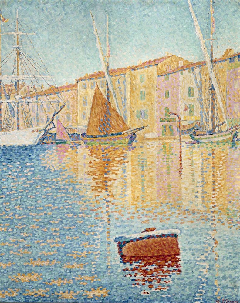 'The Red Buoy' by Signac, c. 1895