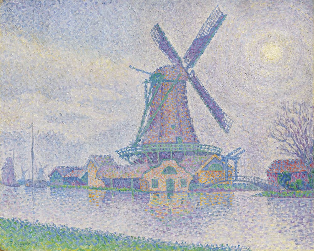Another windmill painting of Signac, 'Moulin d'Edam' painted in 1896