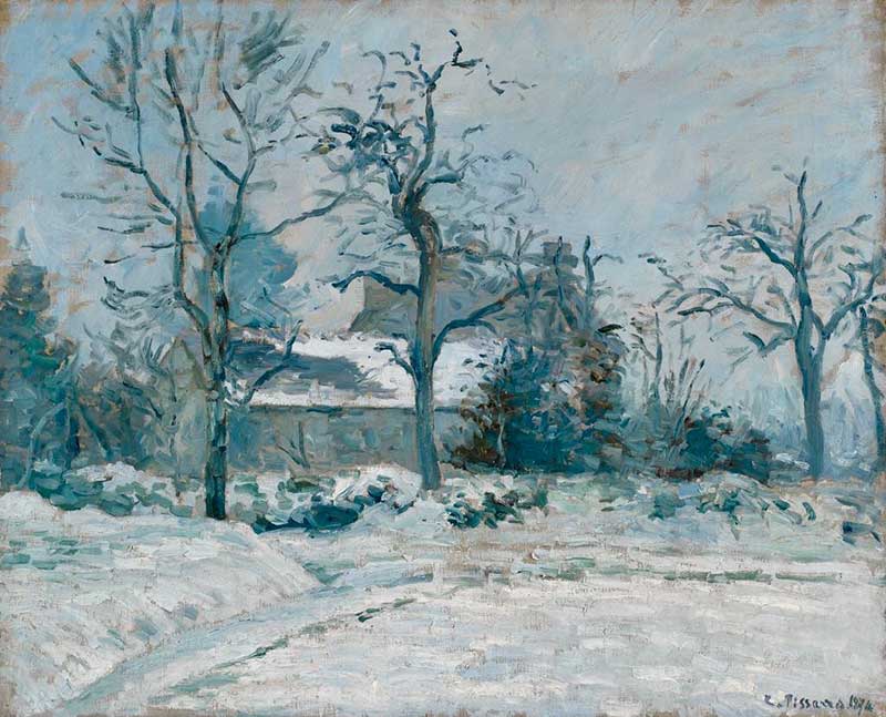 Piette’s House at Montfoucault: Snow Effect (1874)