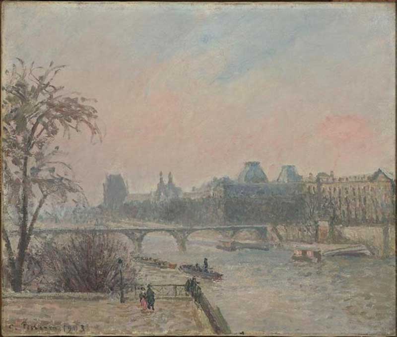 Pissarro's The Seine and the Louvre