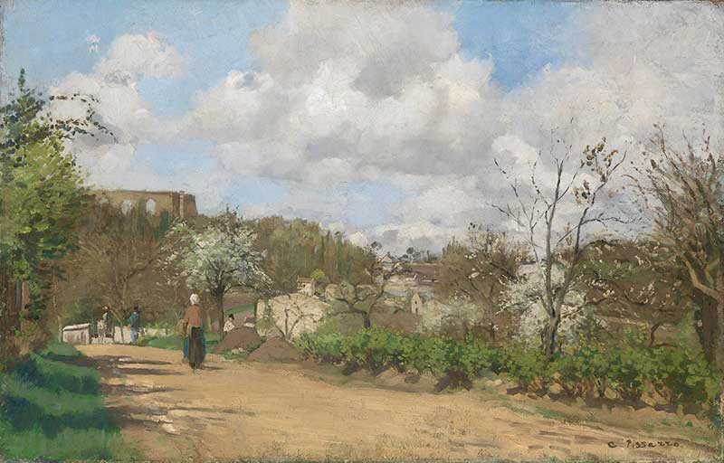Pissarro's View from Louveciennes (1869-70)