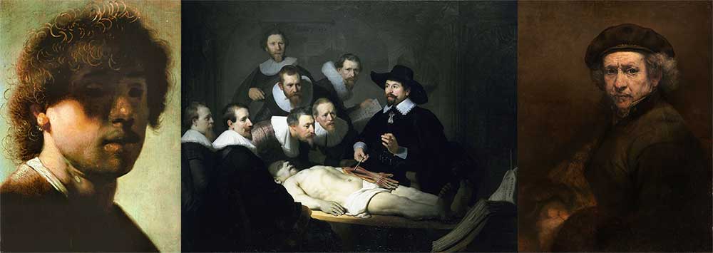 Rembrandt's Self-Portraits and The Anatomy Lesson