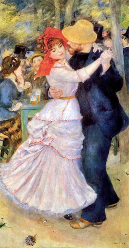 Renoir's Dance at Bougival, also from 1883