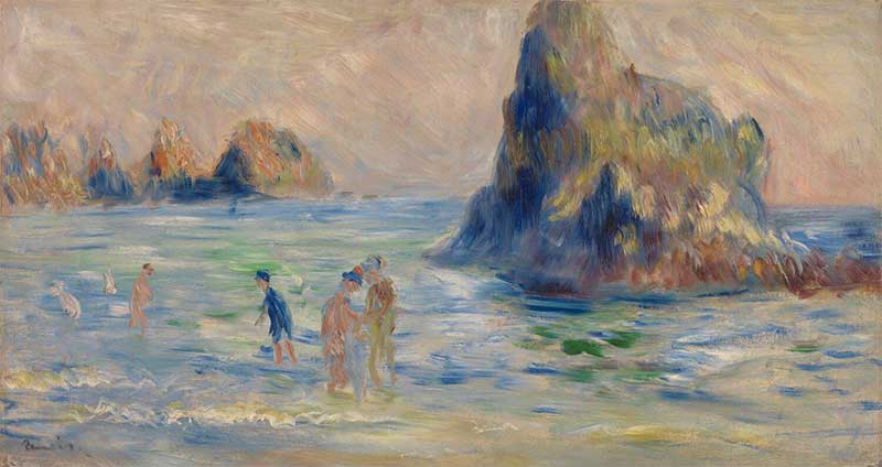 Renoir's Moulin Huet Bay (1883)