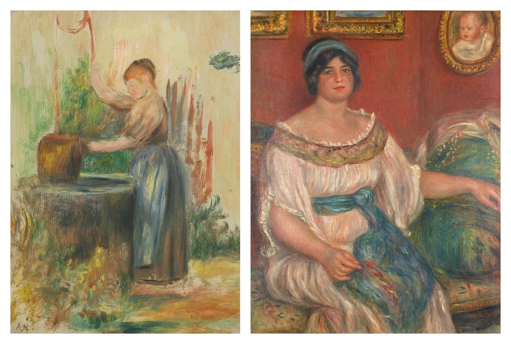 The paintings stolen during the September 2026 raid at the Musée Renoir in Cagnes-sur-Mer