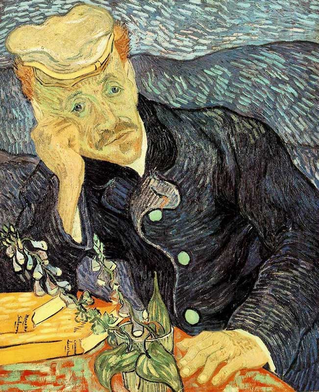 Van Gogh's first portrait of Dr Gachet