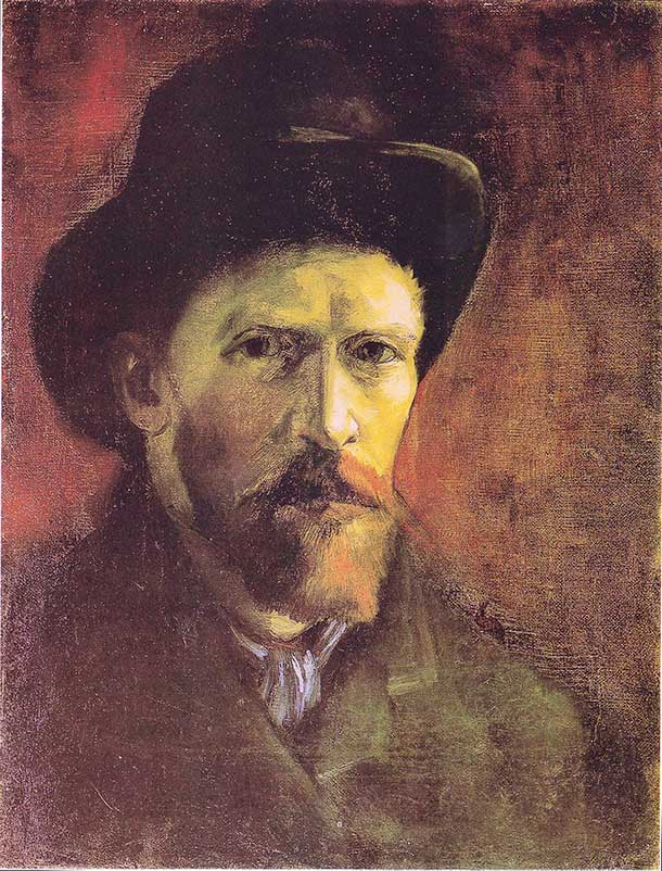 A van Gogh self-portrait from 1886