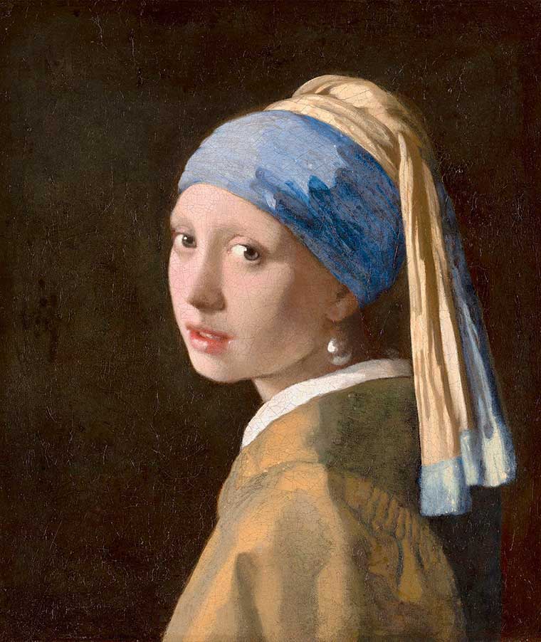 Vermeer's Girl with a Pearl Earring (1665)