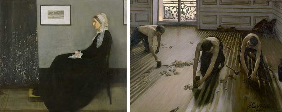 Whistler's Mother and Caillebotte's Floor Scrapers