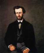 'Portrait of Anthony Valabregue' by Paul Cezanne, 1866 was highly critized saying: “painted with a pistol”