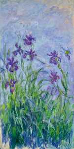 Monet's Purple Irises, a preparatory work for his water lily series, sold in June 2015 for £10.8 million.