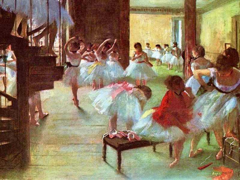 Many of Degas' Ballerinas were from poor families and were forced into prositution