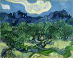 Olive Trees with the Alpilles in the Background by Vincent Van Gogh, 1889. Museum of Modern Art, New York