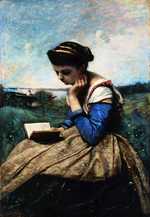 A Woman Reading, by Camille Corot in 1869/1870, Metropolitan Museum of Art