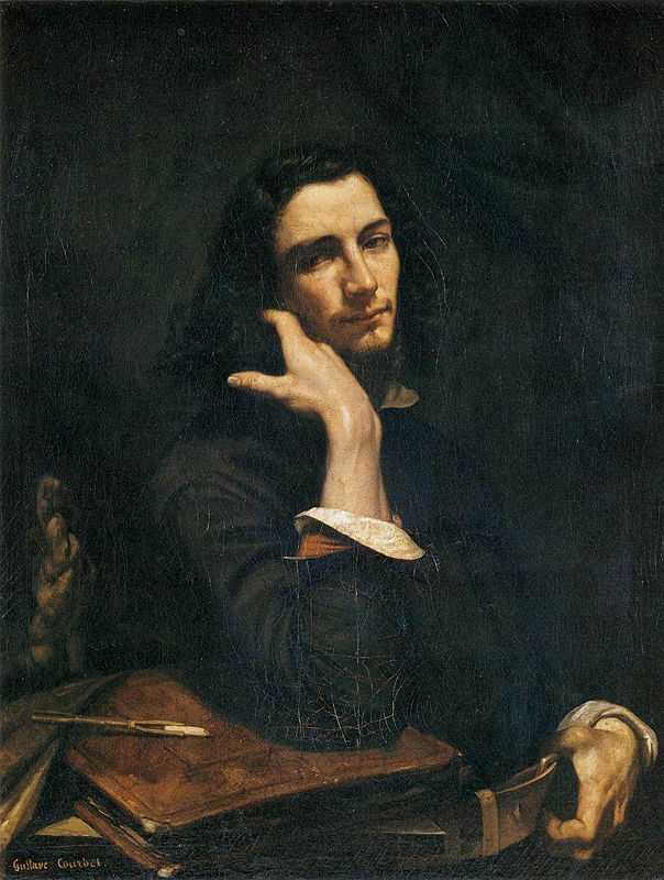 'Self-Portrait (Man with Leather Belt)' by Gustave Courbet, c. 1845–1877