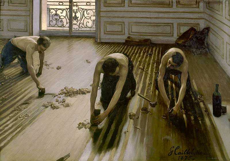 The Floor Scrapers is Caillebotte's most famous painting