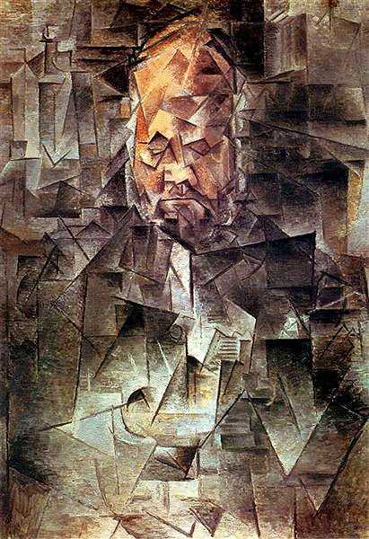 'Portrait of Ambroise Vollard' by Picasso in 1910, Pushkin Museum, Moscow, Russia