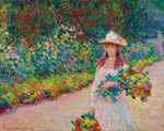 Monet's Young Girl in the Giverny Garden, sold by Christie's New York for $16.062 million in November 2018