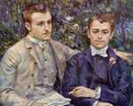 'Portrait of Charles and Georges Durand-Ruel', by Pierre August Renoir in 1882