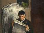 A Cezanne painting of his father reading the paper.