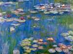 Monet's water lilies are perhaps the most famous impressionist work