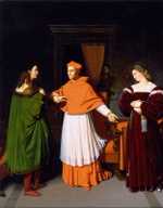 The Betrothal of Raphael and the Niece of Cardinal Bibbiena, 1813 by Ingres