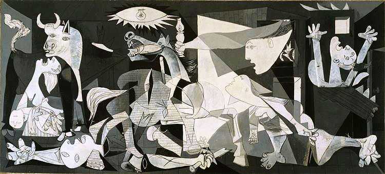 'Guernica' by Picasso in 1937, Museo Nacional Centro de Arte Reina Sofía (MNCARS), Madrid, Spain