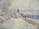 Monet's La route de Vétheuil, effet de neige was sold by Christie's New York for $11.44 million in May 2017