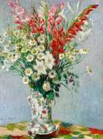 Monet's Bouquet of Gadiolas, Lilies and Dasies was sold by Sotheby's New York for $9.556 million in November 2018