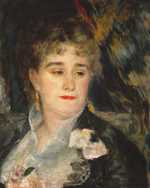 Pierre-Auguste Renoir's portrait of Mme Charpentier, c. 1876. She encouraged her husband to launch a new magazine centred around the group, which became known as ‘La Vie Moderne’.