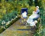 Mary Cassatt's Children in a Garden (The Nurse), 1878. Cassatt had worked hard to spread the word about Impressionism in America.