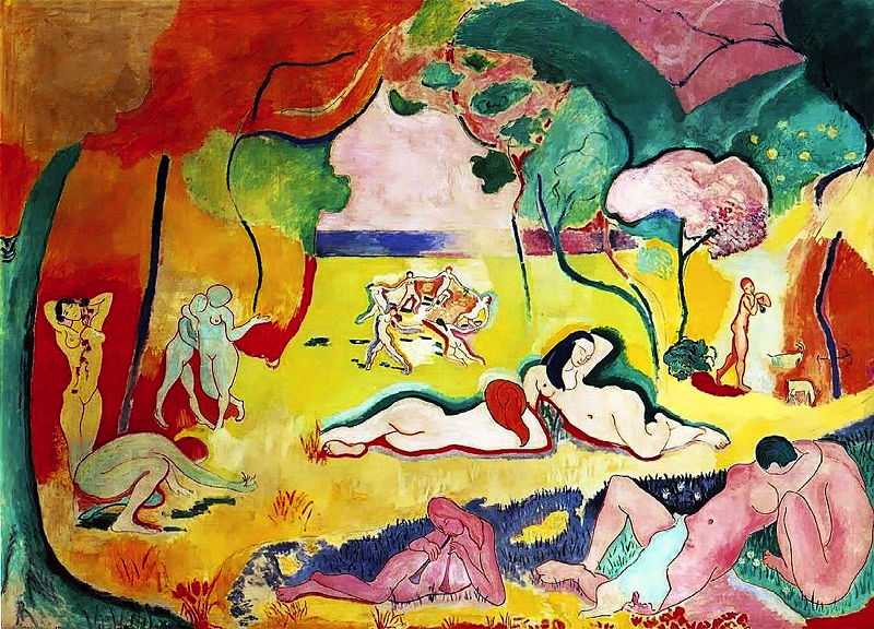 'Le bonheur de vivre' by Matisse in 1905–6, Barnes Foundation