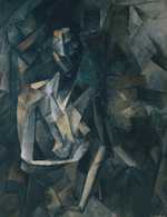 Pablo Picasso, 1909–10, Figure dans un Fauteuil (Seated Nude, Femme nue assise), oil on canvas, 92.1 × 73 cm, Tate Modern, London (© PD-US)