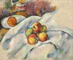 Cezanne's Pommes sur un linge was sold by Christie's New York for $9.125 million in November 2015