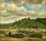 The hill of Montmartre with stone quarry' by Vincent Van Gogh, 1886, Van Gogh Museum Amsterdam