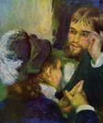 Conversation by Pierre Auguste Renoir, 1879, Nationalmuseum, Stockholm, Sweden