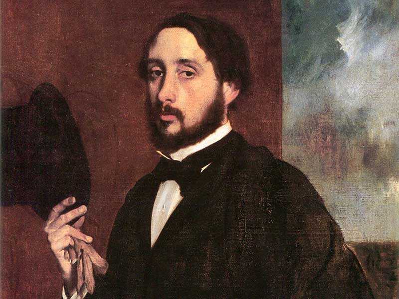 A Degas self-portrait from the 1863