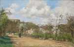 1869: Pissarro paints View from Louveciennes (1869-70), shortly after he moved to Louveciennes with his family.