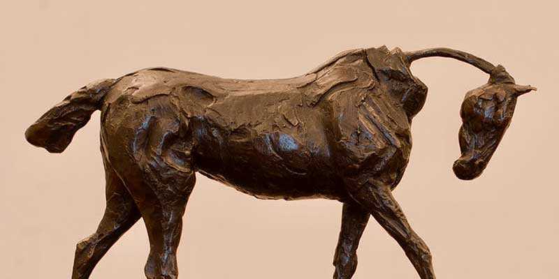 One of Degas' various equine sculptures