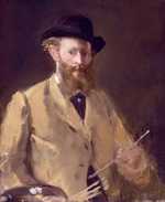 Edouard Manet's Self Portrait with Palette, sold by Sotheby's London in 2010 for £22 million.