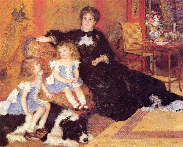 Renoir wanted to submit his portrait of ‘Madame Georges Charpentier and Her Children’ (1878) to the Salon and made the difficult decision to privilege the official exhibition over the Impressionists.