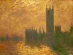 Another of Monet's series was of the Houes of Parliament. He repeatedly returned to London to paint versions of both this subject and Westminster bridge.