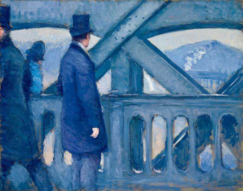One of Caillebotte's paintings of the Pont de l'Europe