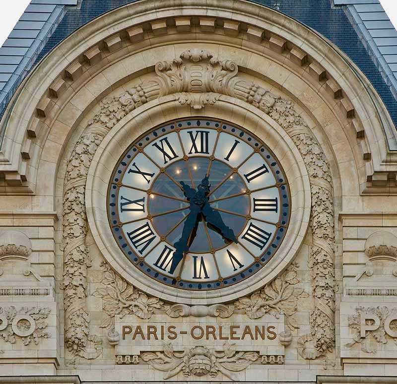 The d'Orsay's famous clockface