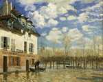 'Flood at Port-Marly', painted by Alfred Sisley in 1876, Musée d'Orsay