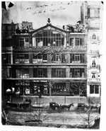 Nadar's Atelier on 35 Boulevard Des Capucines in 1860, the perfect venue for the first impressionist exhibition, due to being large and bright and having floor to ceiling windows