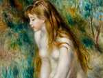 Renoir returned to what he did best at the end of his dry period: he had a unique ability to capture female expressions and form (demonstrated in Young Girl Bathing, 1893)