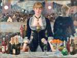 Manet showed his Bar at the Folies Bergeres at the 1882 Salon
